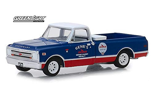 1968 Chevy C-10, Chevron Gasolines - Greenlight 41070/48 - 1/64 Scale Diecast Model Toy Car