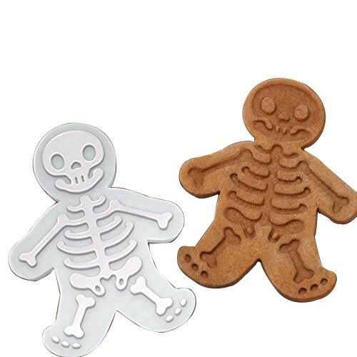 The Easiest Skull Cookies Ever Cutter/Stampers & SWEET SPIRITS Day of the Dead Cookie Cutter & Gingerdead Men Cookie Cutter by Palker sky