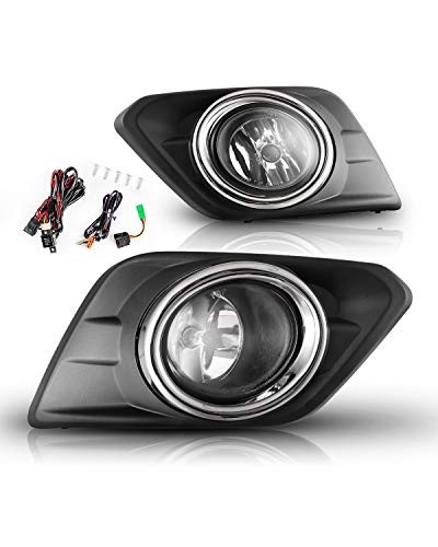 Fog Lights for 2014-2016 Nissan Rogue (NOT Fit Rogue Select Models) With Clear Lens 2PCS AUTOWIKI