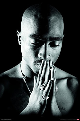 Trends International Tupac Praying Wall Poster, 22.375" x 34"
