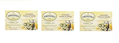 Twinings , Camomile Honey, Vanilla ,( 4 tea bags)0.21 oz