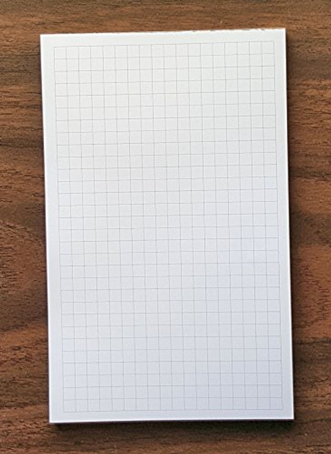 Graph Note Pad, 5" x 8", 50 Sheets, 1/4" Grid Spacing, Heavyweight Paper