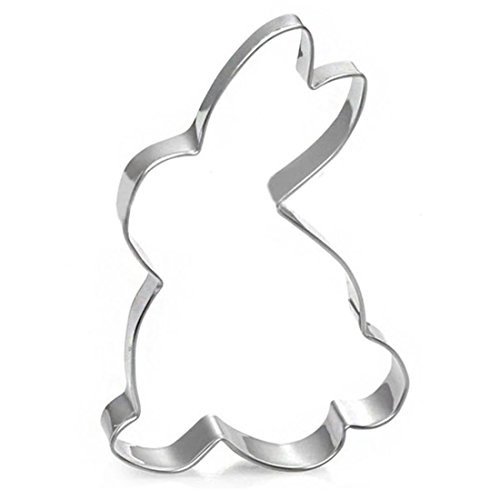 WJSYSHOP Rabbit Shape Cookie Cutter for Celebrations Christmas Birthday Party Wedding Holiday (Rabbit-1)