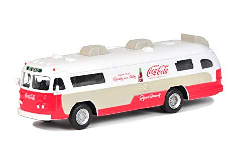 1960 Flxible Starliner Bus Coca-Cola 1/64 Diecast Model by Motorcity Classics 464005