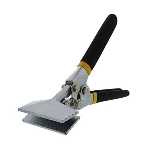 ABN Sheet Metal Hand Seamer - 3 Inch Straight Jaw Manual Metal Bender Tool Sheet Metal Bending Pliers Flattening Tool