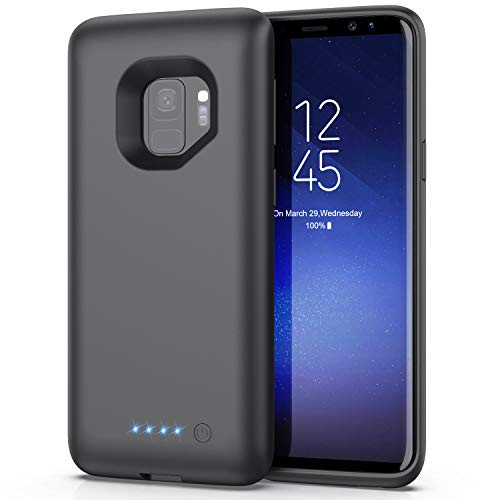 Battery Case for Samsung Galaxy S9,[6000mAh] Portable Charging Case External Battery Pack for Samsung Galaxy S9 Rechargeable Charger Case Backup Power Bank(5.8 inch)