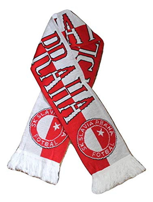 Slavia Prague Scarf | Soccer Fan Scarf | Premium Acrylic Knit Slavia Prague Scarf | Soccer Fan Scarf | Premium Acrylic Knit