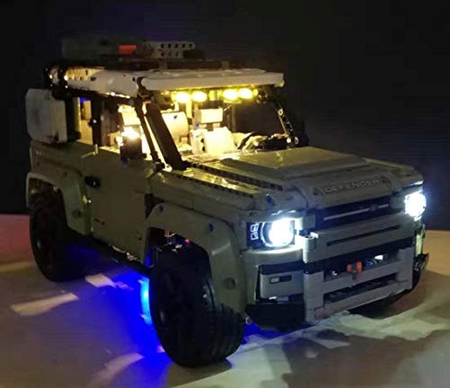 brickled LED Lighting Kit for Lego 42110 Technic Land Rover Defender (Lego Set not Included)