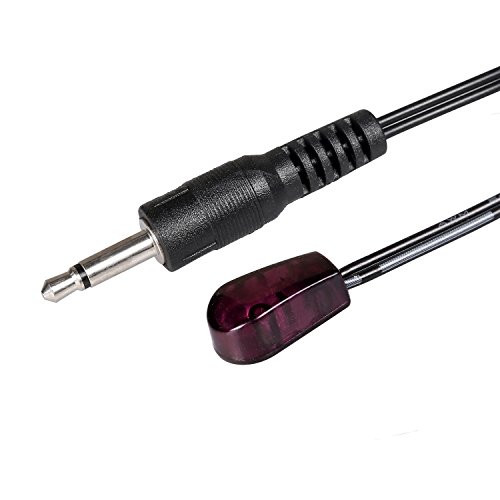 IR Emitter Extender Extension Cable 3.5mm Jack - Infrared Red Blaster/Remote Control/Controller Extender Transmitter Eye - Lead/Wire-10FT (1pcs 1 IR Eye Emitter)