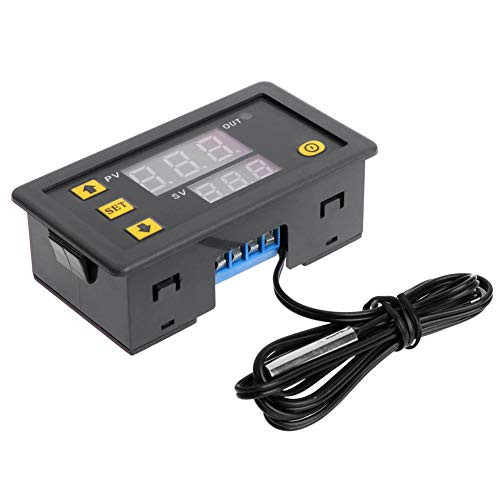 Temperature Controller W3230 Thermostat Tools Regulator Switch Sensor Meter Waterproof gh Accuracy LED Display Instruments Digital Heating Cooling(12V)