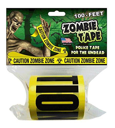 Zombie Tape - Caution Zombie Zone - 100 Feet!