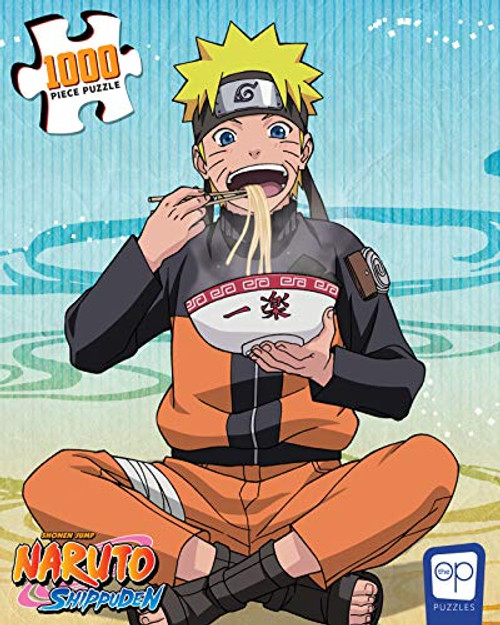 USAOPOLY Naruto Ramen Time 1000 Piece Jigsaw Puzzle | Officially Licensed Naruto Merchandise | Collectible Puzzle Featuring Naruto Uzumaki from The Anime Show and Manga