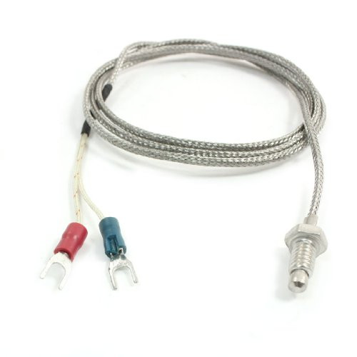 uxcell K Type 0-500C 6mm Thread Thermocouple Probe Temperature Sensor 1Meter