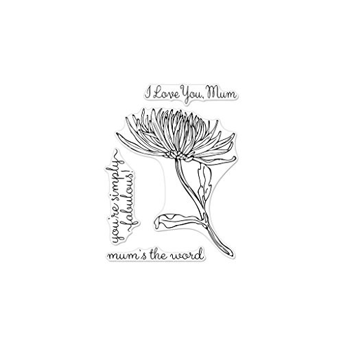 Hero Arts Clear Stamps Hero Florals Mum Stem