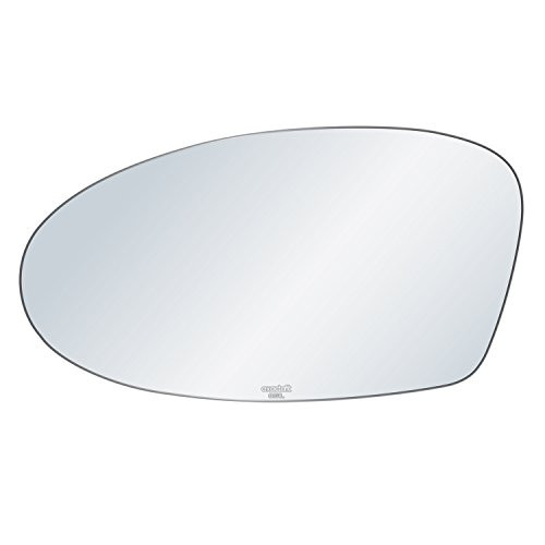 exactafit 8151L Driver Side Mirror Glass Replacement Plus 3m Adhesives Compatible With 1999-2004 Oldsmobile Alero 2002-2005 Pontiac Grand AM Left Hand Door Wing LH