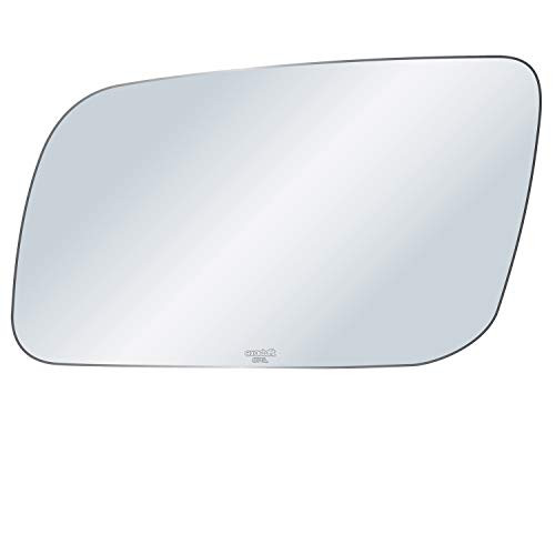 exactafit 8711L Driver Side Mirror Glass Replacement Plus 3m Adhesives Compatible With Chevrolet C1500 C1500 Suburban C2500 C2500 Suburban C3500 Left Hand Door Wing LH