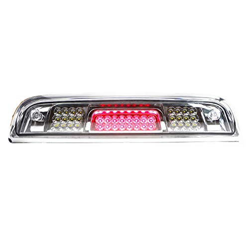 For 2014-2018 Chevy Silverado & GMC Sierra 1500 2500HD 3500HD Full LED Third Brake Cargo Light (Chrome Housing Clear Lens) For 2014-2018 Chevy Silverado & GMC Sierra 1500 2500HD 3500HD Full LED Third Brake Cargo Light (Chrome Housing Clear Lens)