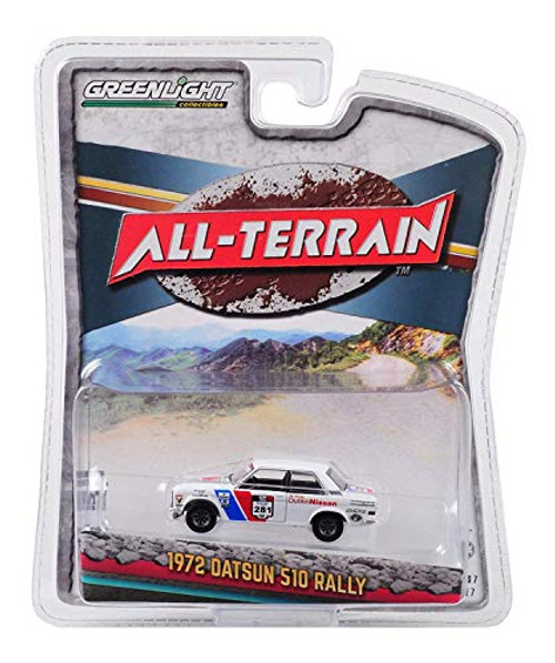 1972 Datsun 510 Rally #281"Dublin Nissan La Carrera Panamericana All Terrain Series 7 1/64 Diecast Model Car by Greenlight 35110 A