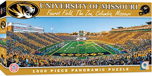 MasterPieces NCAA Missouri Tigers Football Stadium Panoramic Jigsaw Puzzle, 1000 Pieces, 13" x 39"