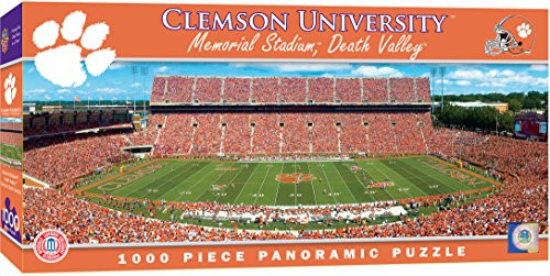 MasterPieces NCAA Clemson Tigers Football Stadium Panoramic Jigsaw Puzzle, 1000 Pieces, 13" x 39" MasterPieces NCAA Clemson Tigers Football Stadium Panoramic Jigsaw Puzzle, 1000 Pieces, 13" x 39"