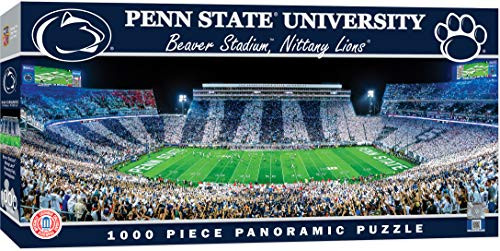 MasterPieces NCAA Penn State Nittany Lions Football Stadium Panoramic Jigsaw Puzzle, 1000 Pieces, 13" x 39"