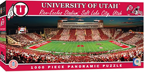 MasterPieces NCAA Utah Utes Football Stadium Panoramic Jigsaw Puzzle, 1000 Pieces, 13" x 39" MasterPieces NCAA Utah Utes Football Stadium Panoramic Jigsaw Puzzle, 1000 Pieces, 13" x 39"