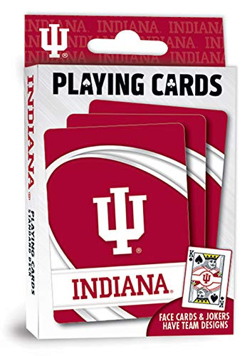 MasterPieces NCAA Indiana Hoosiers Playing Cards, 2.5" x 3.5"