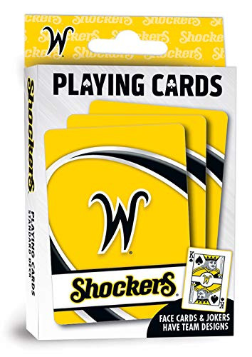 MasterPieces NCAA Wichita State Shockers Playing Cards, 2.5" x 3.5"