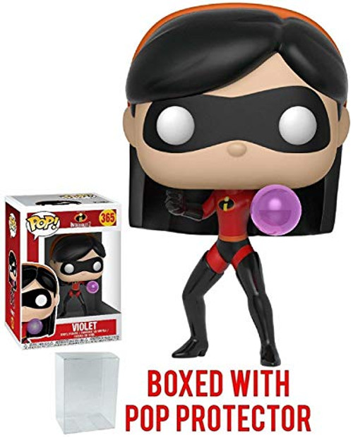 Funko Pop! Disney Pixar: Incredibles 2 - Violet Vinyl Figure (Bundled with Pop Box Protector Case)