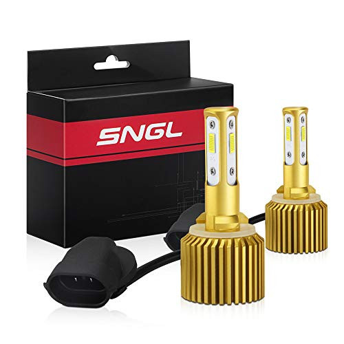 SNGL 881 LED Fog Light Bulb 6000k White Max 5800LM, Fanless 881 889 862 886 894 896 898 LED Bulbs for DRL or Fog Light Lamp Replacement Super Bright