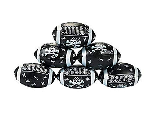 (24) 4" Foam Pirate Footballs ~ Party Favors ~