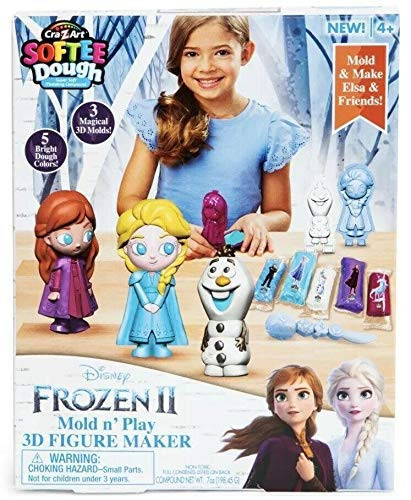 Mold N Play Frozen 2 Softee Dough 3D Figure Maker