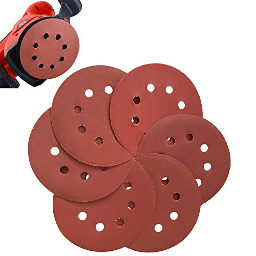 60 Pcs Sanding Discs 5 inch 8 Holes Hook and Loop -/1000/1200/1500/2000/2500/3000 Grit Assorted Sandpaper, Orbital Sander Round Sand Paper 60 Pcs Sanding Discs 5 inch 8 Holes Hook and Loop -/1000/1200/1500/2000/2500/3000 Grit Assorted Sandpaper, Orbital Sander Round Sand Paper