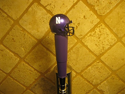 Northwestern Wildcats Kegerator Beer Tap Handle Football Helmet Team Bar NCAA