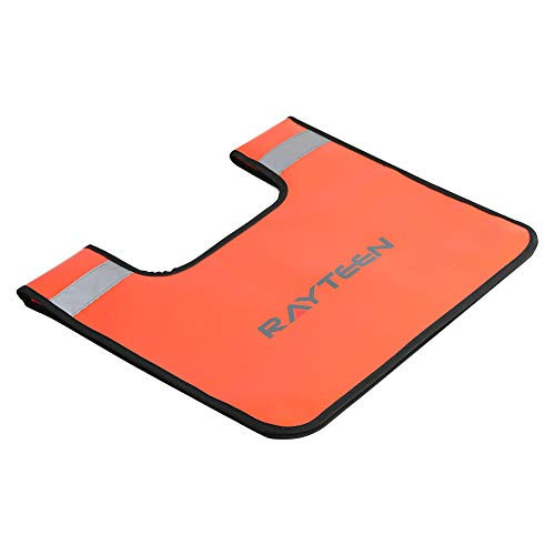 RAYTEEN Orange Reflective Recovery Winch Damper, Winch Cable Safety Blanket, Recovery Strap Damper, Heavy Duty PVC Made