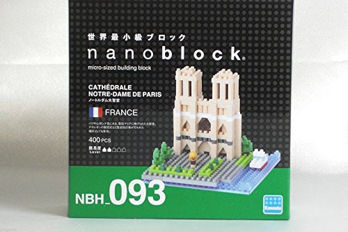 Nanoblock Cathedrale Notre-Dame De Paris Kawada NBH-093 Cathedral /item# G4W8B-48Q52315
