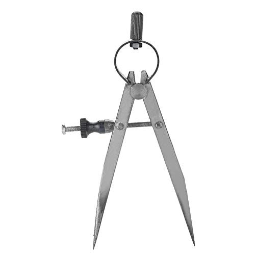 Spring Flat Leg Divider Divider Rotating Tool, Jewelry Toolmaker Precision Angle Measuring Compass Divider Adjustable Craft Tool for Measuring, Scoring, Craft