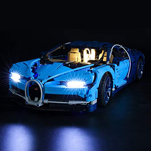 BRIKSMAX Led Lighting Kit for Technic Bugatti Chiron - Compatible with Lego 42083 Building Blocks Model- Not Include The Lego Set