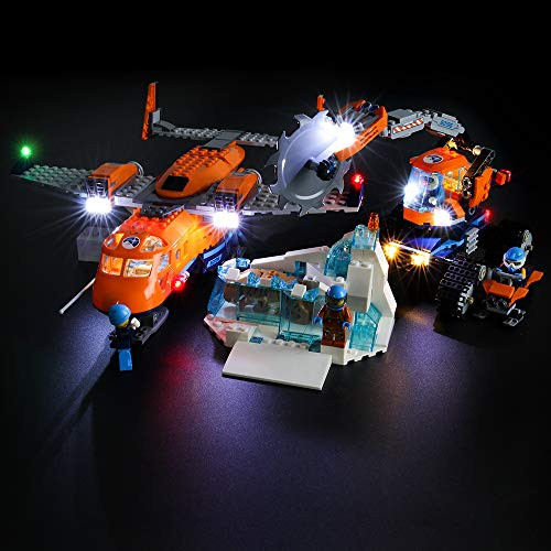 BRIKSMAX Led Lighting Kit for Arctic Supply Plane - Compatible with Lego 60196 Building Blocks Model- Not Include The Lego Set
