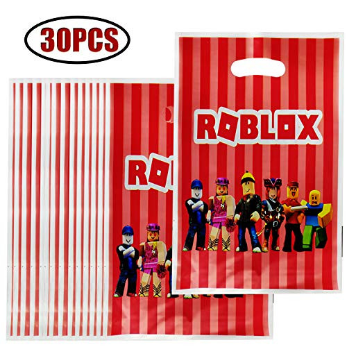 30 PCS Robot Blocks Gift Bags, Ro-blox Birthday Party Favors Goodie Bags for Kids, Candies Bags Party Supplies for Kids Cute Ro-blox Themed Party 30 PCS Robot Blocks Gift Bags, Ro-blox Birthday Party Favors Goodie Bags for Kids, Candies Bags Party Supplies for Kids Cute Ro-blox Themed Party