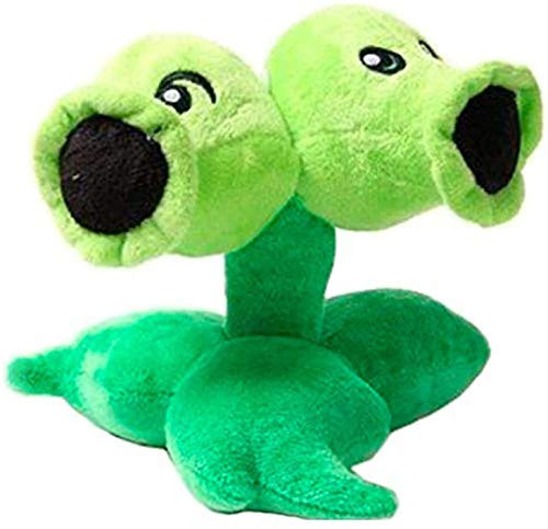 Plants vs Zombies 2 Split Pea Plush Figure Staff Toy Soft Doll