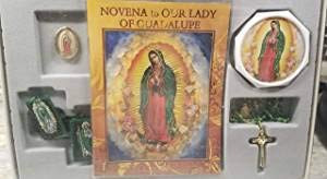 Lady of Guadalupe Novena Prayer Pack Rosary Religious Favor Gift Keepsake Virgen Virgencita 5PCS Set
