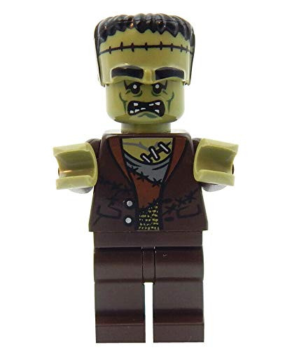 Lego Frankenstein Minifigure - Halloween Spooky Scary Haunted Ghost Minifig