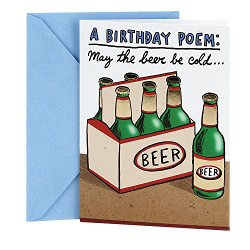 Hallmark Shoebox Funny Birthday Card (Cold Beers)