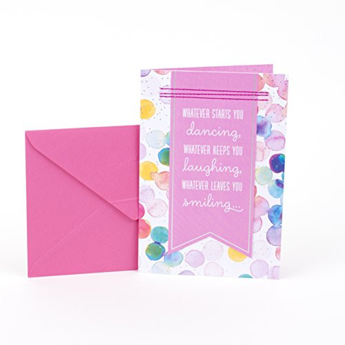 Hallmark Birthday Greeting Card for Her (Dancing Laughing Smiling)