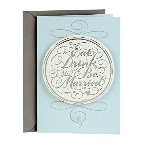 Hallmark Signature Wedding Card (Eat, Drink and Be Married)