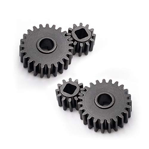 KYX Racing Hardened Steel 32P Portal Gear Set 23T/12T 2pcs Upgrades Accessories for RC Crawler Car Axial SCX10 III AXI03007 Capra Unlimited Trail Buggy UTB KYX Racing Hardened Steel 32P Portal Gear Set 23T/12T 2pcs Upgrades Accessories for RC Crawler Car Axial SCX10 III AXI03007 Capra Unlimited Trail Buggy UTB