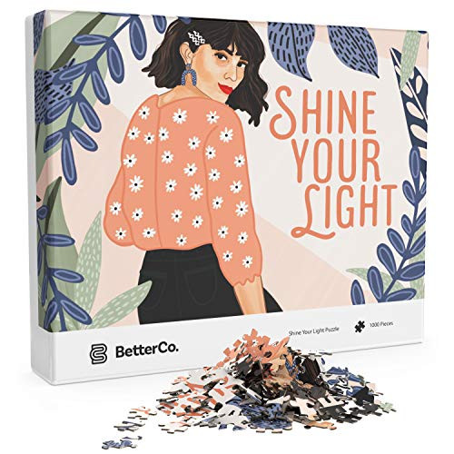 Shine Your Light Puzzle - BetterCo. Difficult Jigsaw Puzzles 1000 Pieces - Challenge Yourself with 1000 Piece Puzzles for Adults, Teens, and Kids