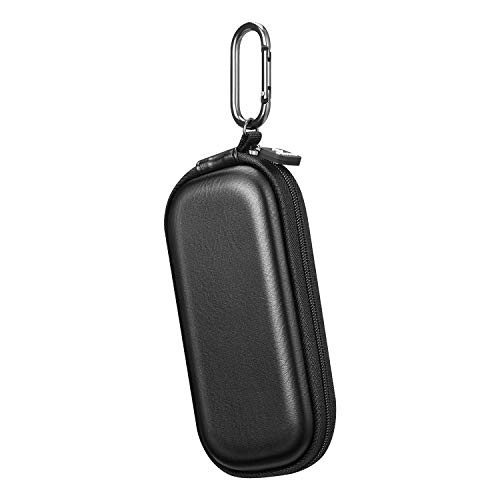 Fintie Case for New Surface Arc Mouse/Microsoft RVF-00052 Arc Touch Mouse, Ergonomically Design Shockproof Hard EVA Travel Storage Pouch Cover Bag with Carabiner (Black)