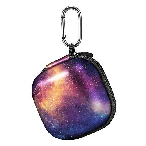 Fintie Case for 2019 Powerbeats Pro, Hard EVA Shockproof Portable Full Protective Cover Carrying Bag with Keychain for Powerbeats Pro Wireless Earphones (Glaxy)